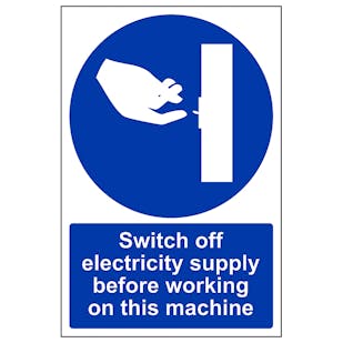 Switch Off Electricity Supply - Portrait 