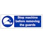 Stop Machine Before Removing Guards - Landscape