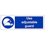 Use Adjustable Guard - Landscape