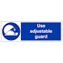 Use Adjustable Guard - Landscape