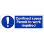 Confined Space Permit To Work Required - Landscape
