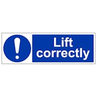 Lift Correctly - Landscape