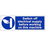 Switch Off Electricity Supply - Landscape