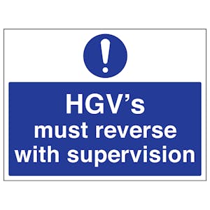 HGV's Must Reverse With Supervision