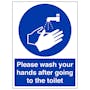 Please Wash Your Hands After - Portrait