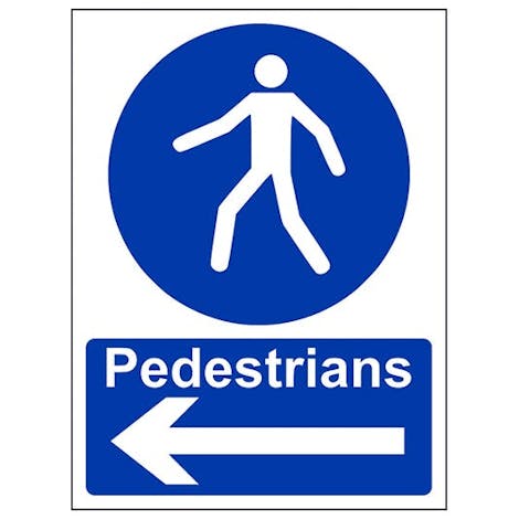 Pedestrians Arrow Left