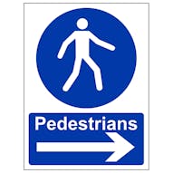 Pedestrian Safety Signs