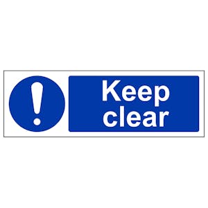 Keep Clear - Landscape