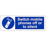 Switch Mobile Phone Off Or To Silent - Landscape