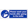 Please Wash Your Hands After - Landscape