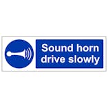 Sound Your Horn Drive Slowly - Landscape