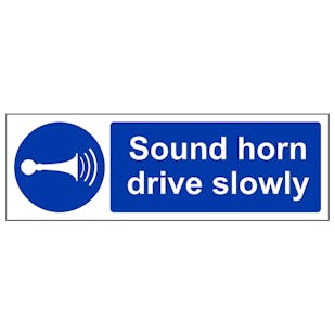 Sound Your Horn Drive Slowly - Landscape