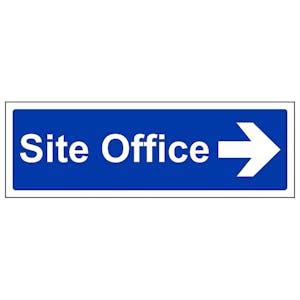Site Office With Arrow Right
