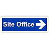 Site Office With Arrow Right