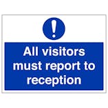 Eco-Friendly All Visitors Must Report To Reception