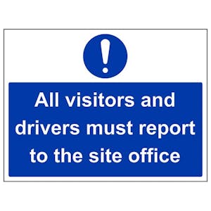 Eco-Friendly Visitors And Drivers Report To Site Office