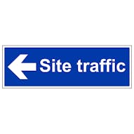 Site Traffic Arrow Left - Landscape