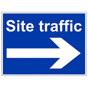 Site Traffic Arrow Right - Large Landscape