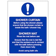Shower Curtain/Shower Mat