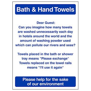 Eco-Friendly Bath & Hand Towels