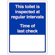 This Toilet Is Inspected