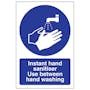 Instant Hand Sanitiser Use - Portrait