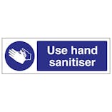 Eco-Friendly Use Hand Sanitiser - Landscape