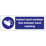 Instant Hand Sanitiser Use - Landscape