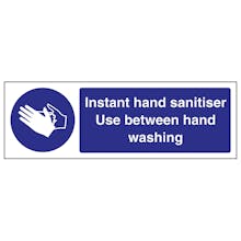 Instant Hand Sanitiser Use - Landscape