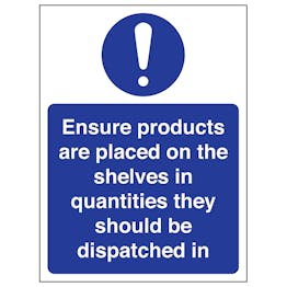 Ensure Products Are Placed On The Shelves