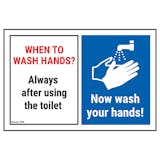 When To Wash Hands? Always After... Now Wash Your Hands!