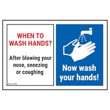 When To Wash Hands? After Blowing...Now Wash Hands!