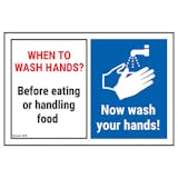 When To Wash Hands? Before Eating... Now Wash Hands!