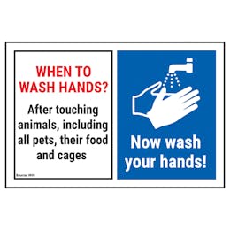 When To Wash Hands? After Touching...Now Wash Hands!