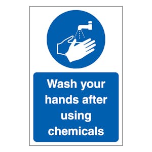 Wash Your Hands After Using Chemicals