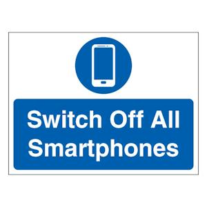 Switch Off All Smartphones - Landscape