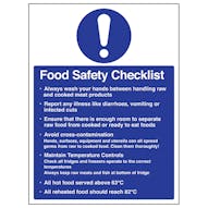 Food Safety Checklist - Portrait