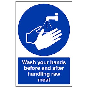 Wash Your Hands - Raw Meat - Portrait