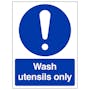 Wash Utensils Only - Portrait