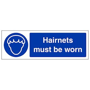 Hairnets Must Be Worn - Magnetic