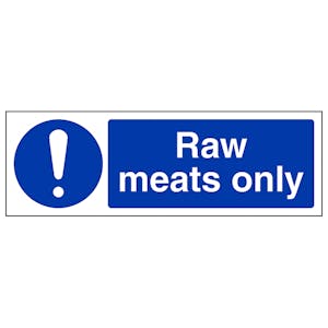 Raw Meats Only - Landscape - Magnetic