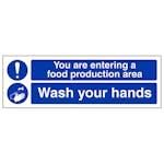 Food Production Area - Wash Your Hands - Landscape
