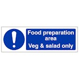 Food Preparation Area - Veg/Salad Only - Landscape