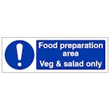 Food Preparation Area - Veg/Salad Only - Landscape