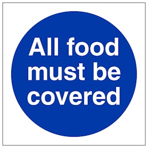 All Food Must Be Covered - Square