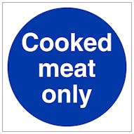 Cooked Meat Only - Square - Magnetic