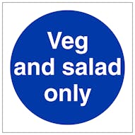 Veg And Salad Only - Magnetic