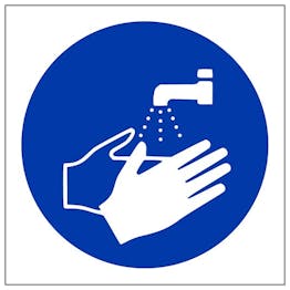 Eco-Friendly Wash Hands Symbol
