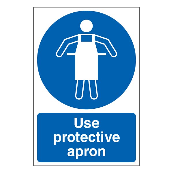 Use Protective Apron | SafetySigns4Less