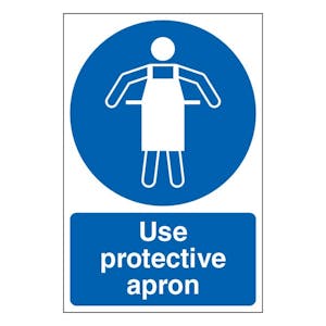 Use Protective Apron - Portrait